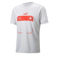 Schweiz Fußballbekleidung Auswärtstrikot WM 2022 Kurzarm